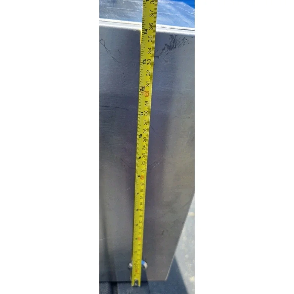 Electronics box. Stainless steel, size 16x14x8, used.